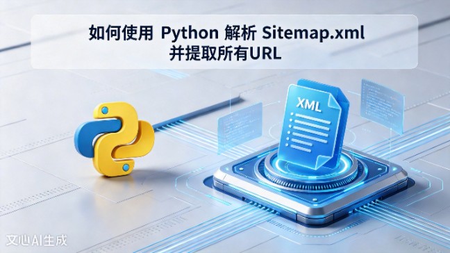 如何使用 Python 解析 Sitemap.xml 并提取所有URL